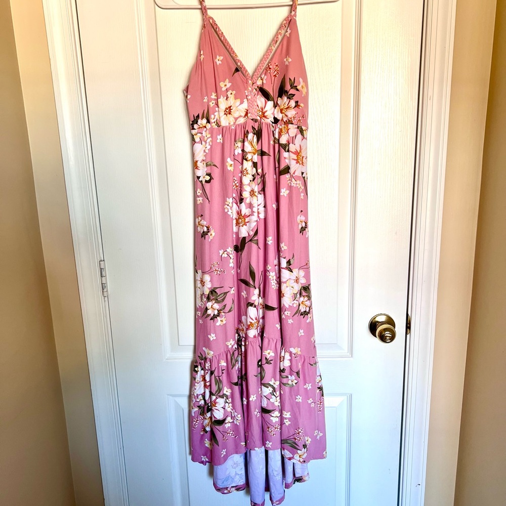 Pink Summer Maxi Dress